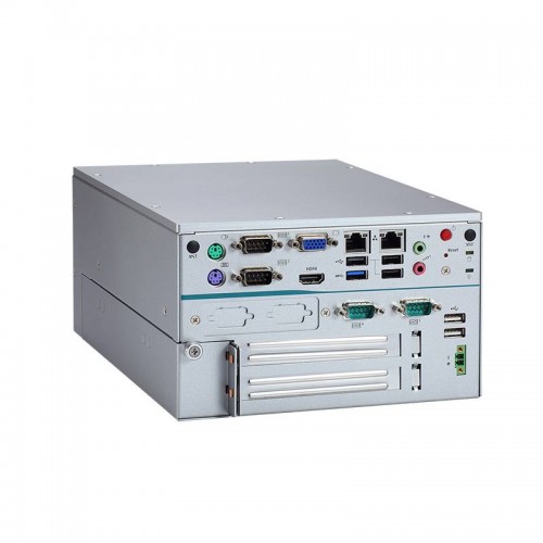 eBOX638-842-FL Fanless Embedded System with Intel® Celeron® Processor J1900 2.0 GHz, VGA/HDMI, 4 COM, 6 USB, 2 PCI Slots and 9~36 VDC Input