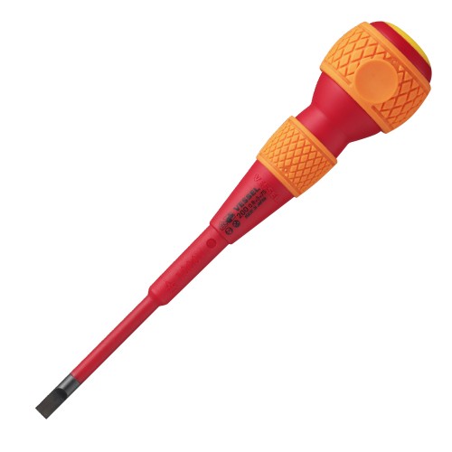 Ball-Grip Insulated Screwdriver No.200(Slotted 5.5 x 75)　