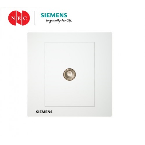 Siemens Relfa 1Gang TV Socket (White) (5UH1331-3PC01)