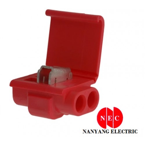 3M 557 Red-Pigtail (18-22AWG) Scotchlok Electrical Self-Stripping Connectors (100Pcs Per Box)