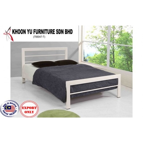 Bedroom Furniture, Metal Bed Frame in Single Bed, Double Bed Queen Bed size - TS 1022 Alex -  Made in Malaysia - For Export only