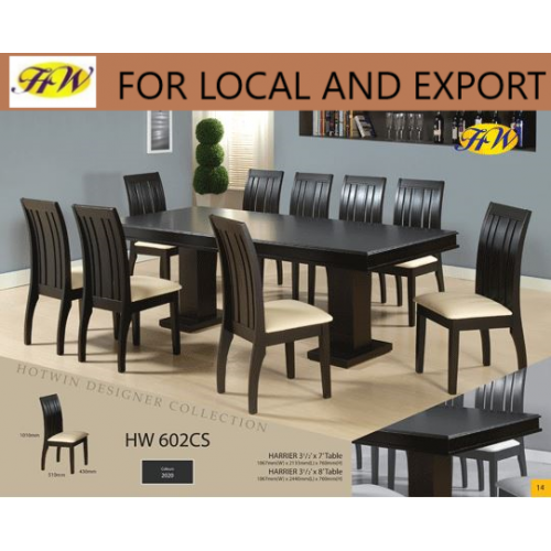 Dining Room Set - Model HW602CS and Harrier Table by Hotwin Furniture, Malaysia Furniture Manufacturer