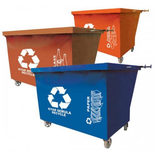 Recycle Bins Series Metal Leach Bin